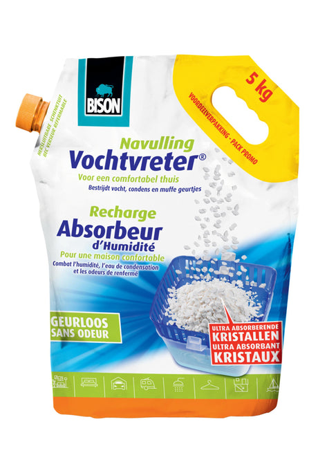 Bison fugtabsorber ultra refill 5 kg neutral