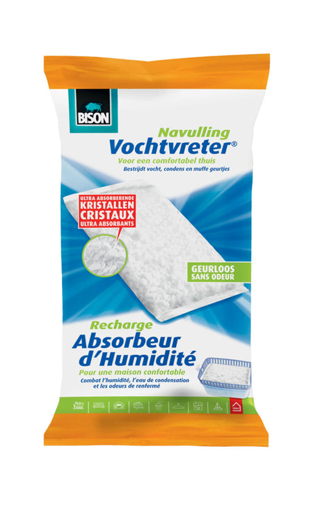 Bison fugtabsorberende refillpose 1 kg neutral