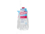 Sorbo gulvmoppe 125 gram bomuld med rød lukning