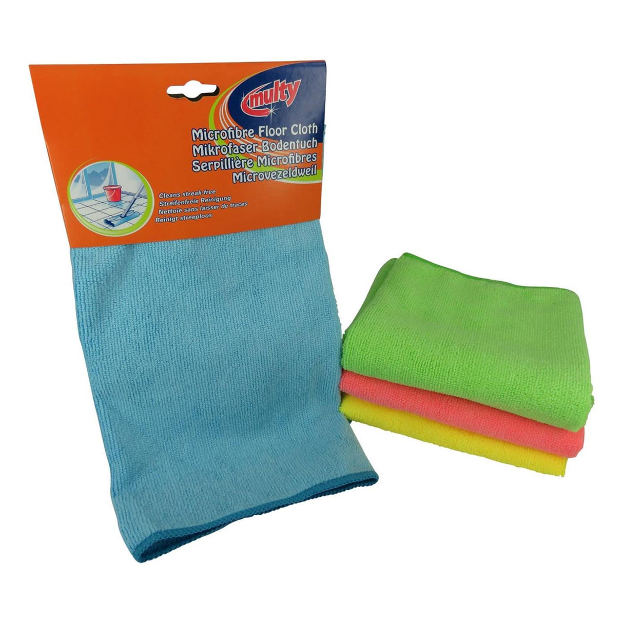 Multi mikrofibermoppe 50x60cm 250gr m2