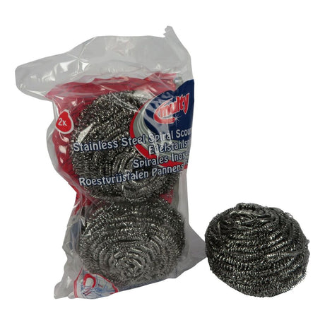 Multy pandesvamp rustfrit stål 2 stk