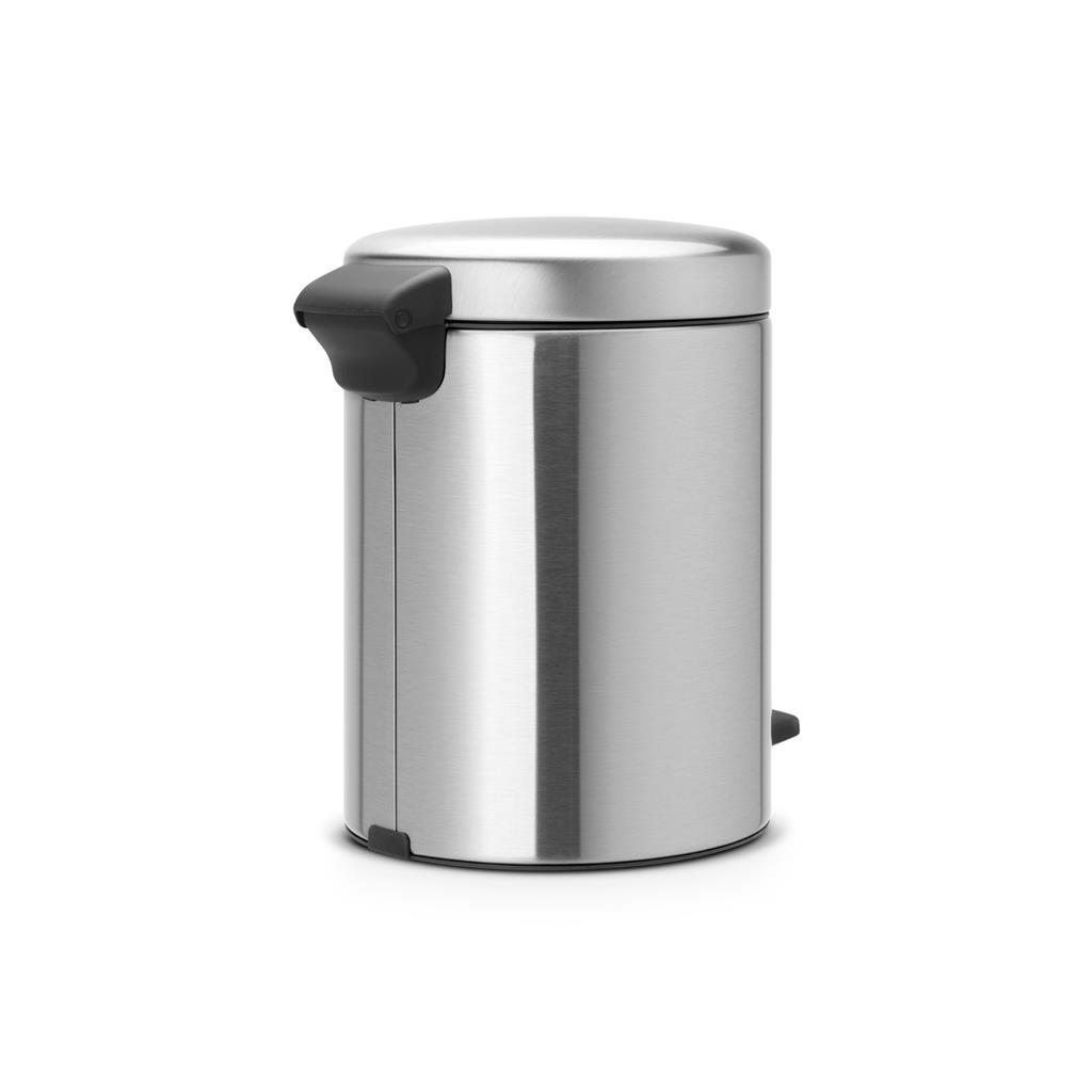 Brabantia newicon pedalspand 5l mat stål