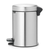 Brabantia newicon pedalspand 3l mat stål