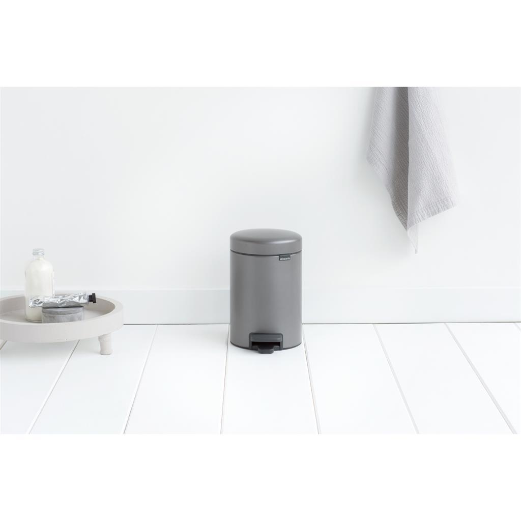 Brabantia newicon pedalspand 3l platin