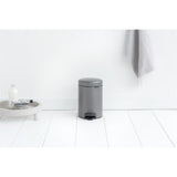 Brabantia newicon pedalspand 3l platin