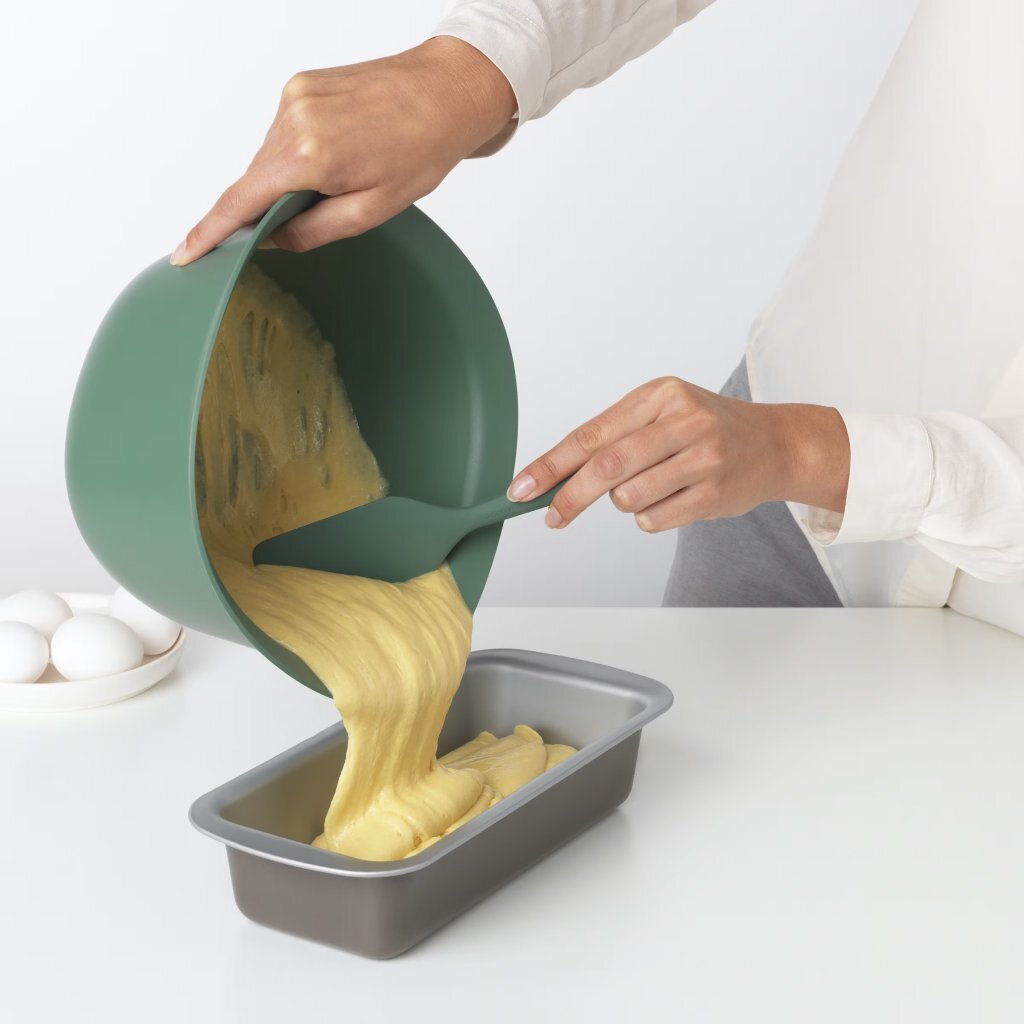 Brabantia tasty+ spatel plus skraber silikonegrangrøn