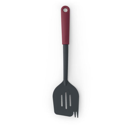 Brabantia velsmagende+ spatel + gaffel aubergine rød