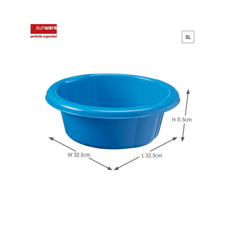 Sunware water-line afwasbak 5l blauw