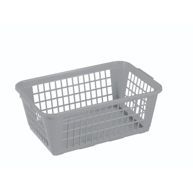 Soltøj grundlæggende opbevaringskurv 30x20x12cm grå 4 liter
