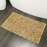 SEALSKIN BATH MAT WOODBLOCK 52X90 cm Naturlig