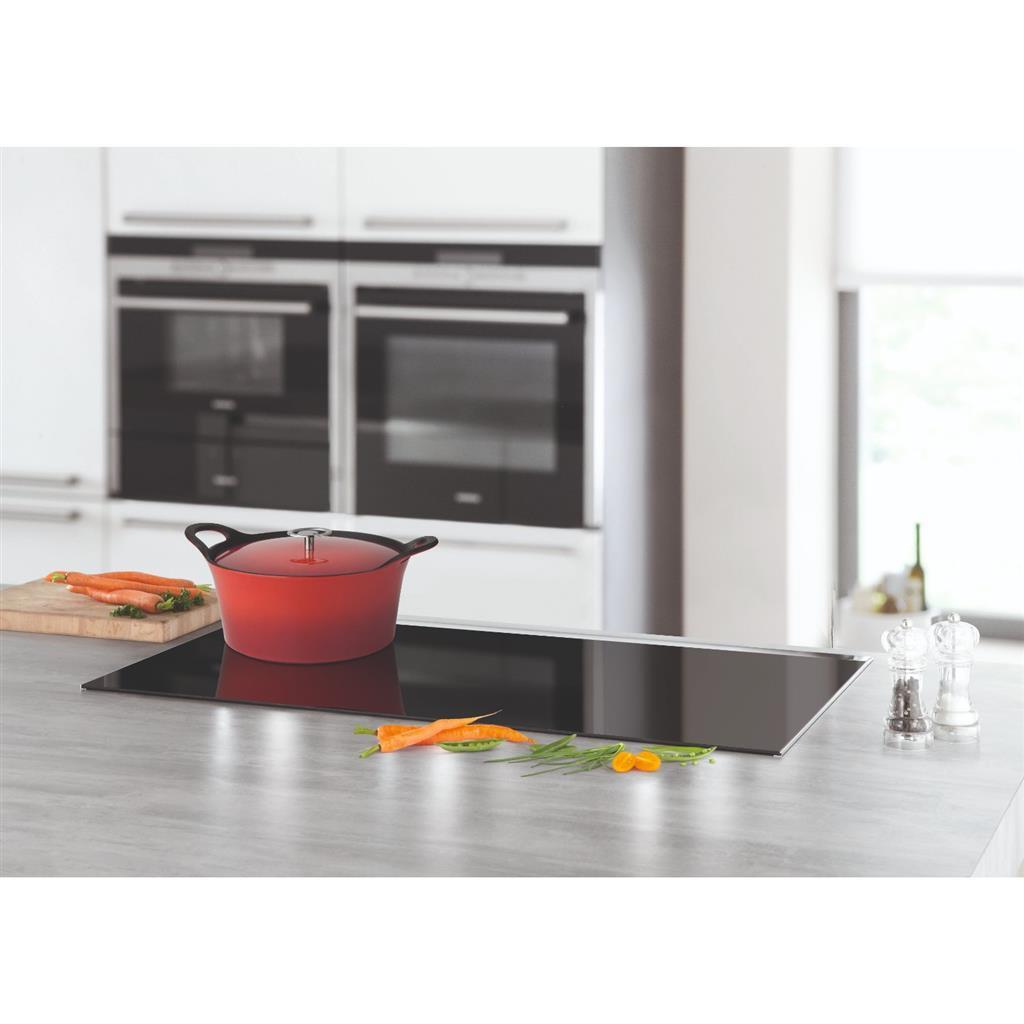 Cuisinox vulkansk støbejern stegepande 24 cm rød