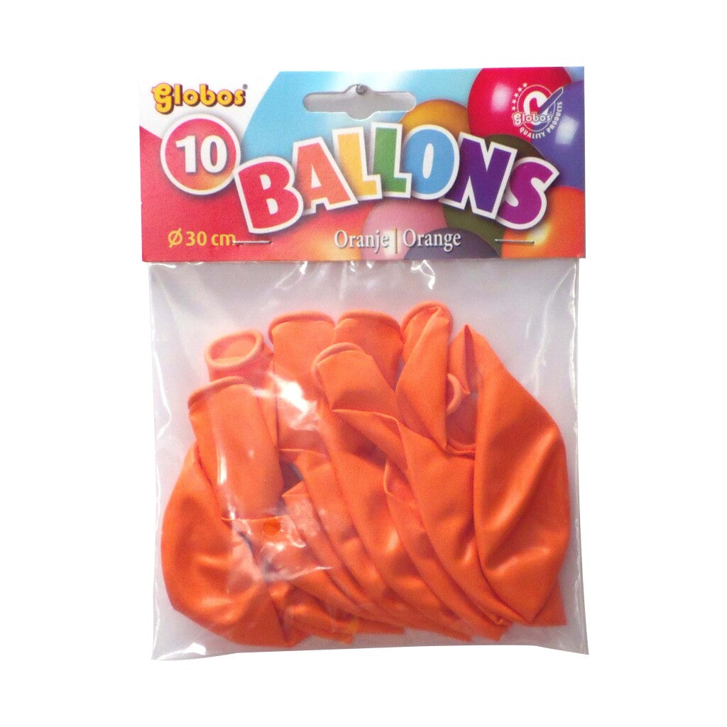 Globos balloner 10 stk orange