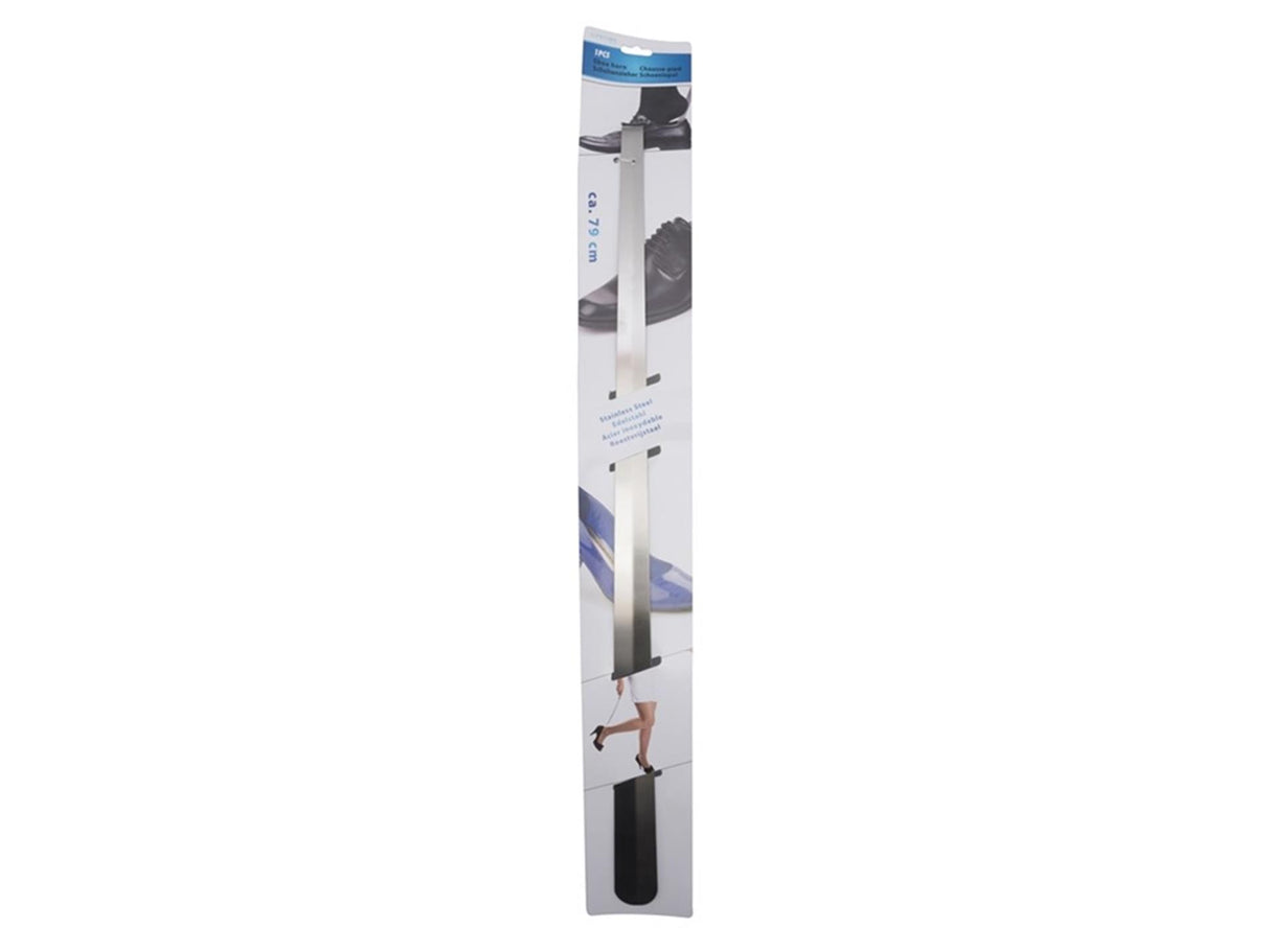 Livstid skohorn rustfrit stål 79cm