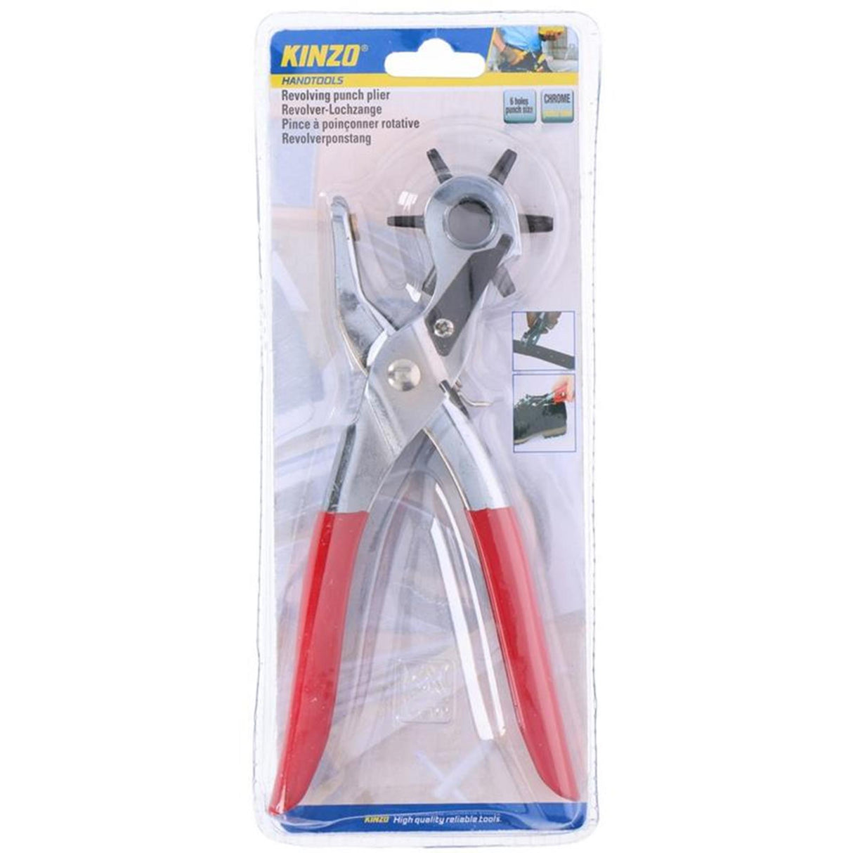 Kinzo hole punch revolver punch tang