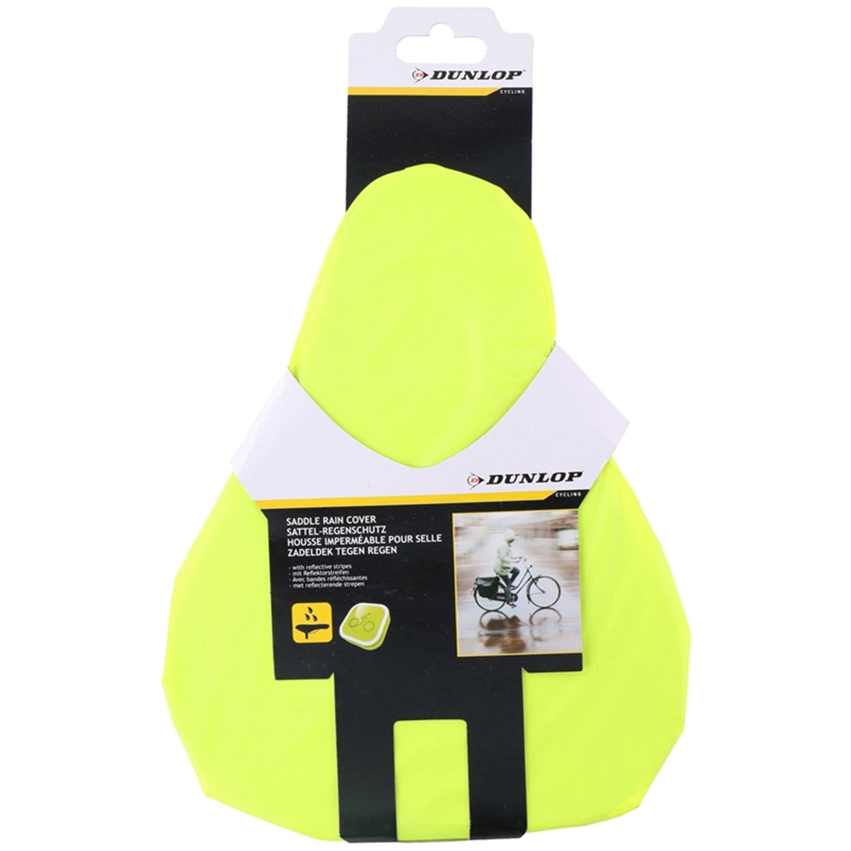 Dunlop cykelsadelbetræk mod regn 26x23cm