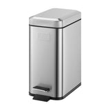 Sort Decker pedalspand 5l rustfrit stål sort