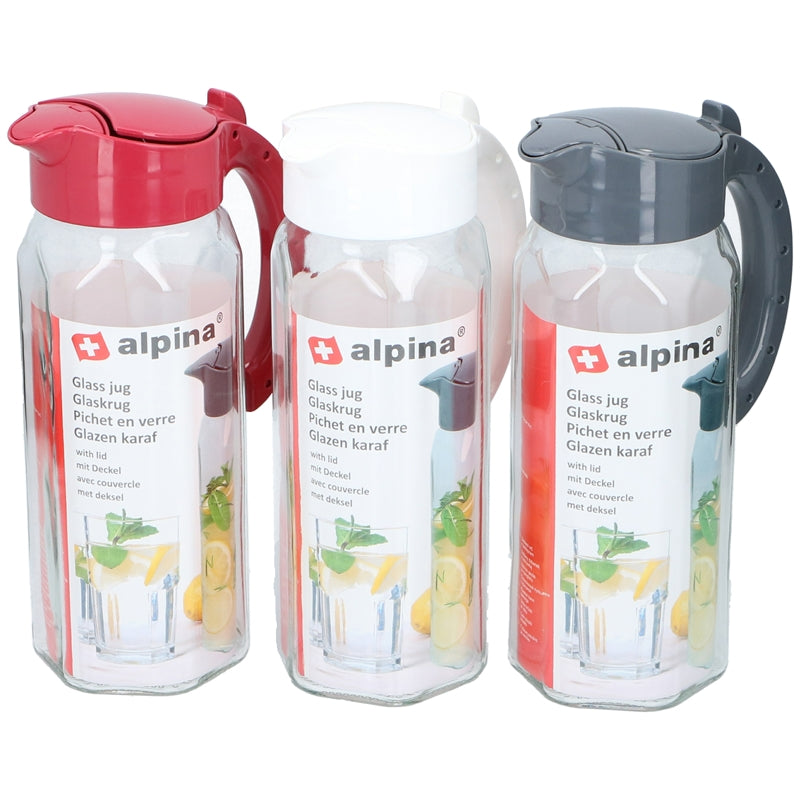 Alpina karaffel 1,5l glas 3 assorteret | 3 stk