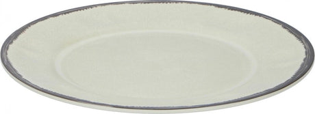 Diverse tom middagstallerken 25 cm melamin 229 gram hvid grå