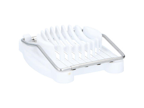 Alpina æggeskærer plast rustfrit stål hvid 8x10,5cm