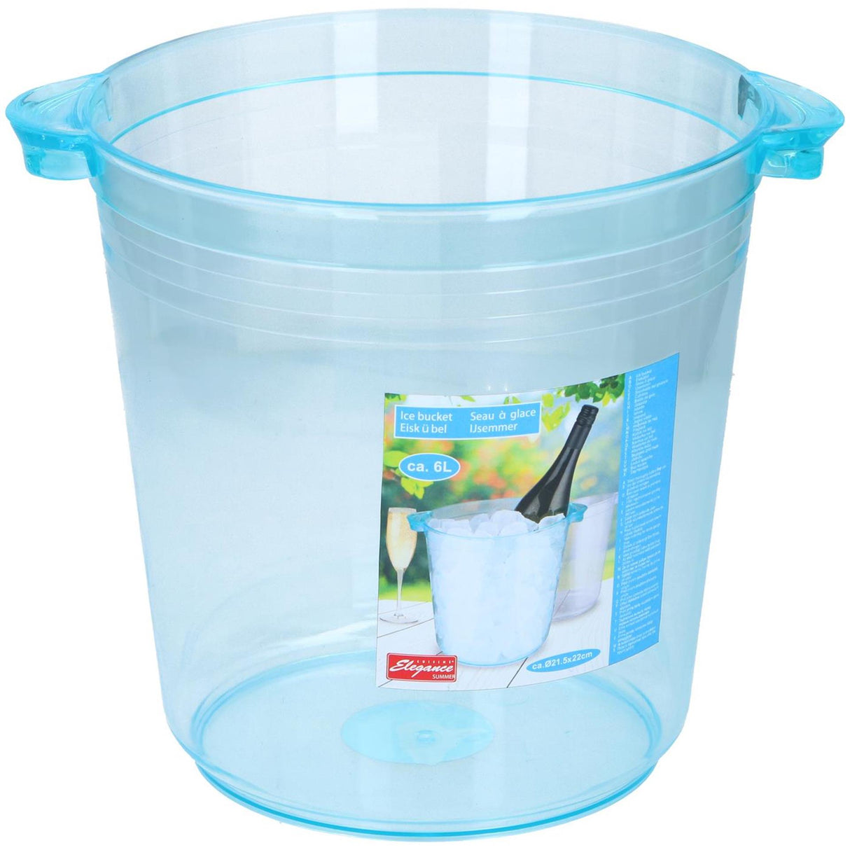 Cuisine elegance plastik isspand 26,3x21,5x22cm 6 liter