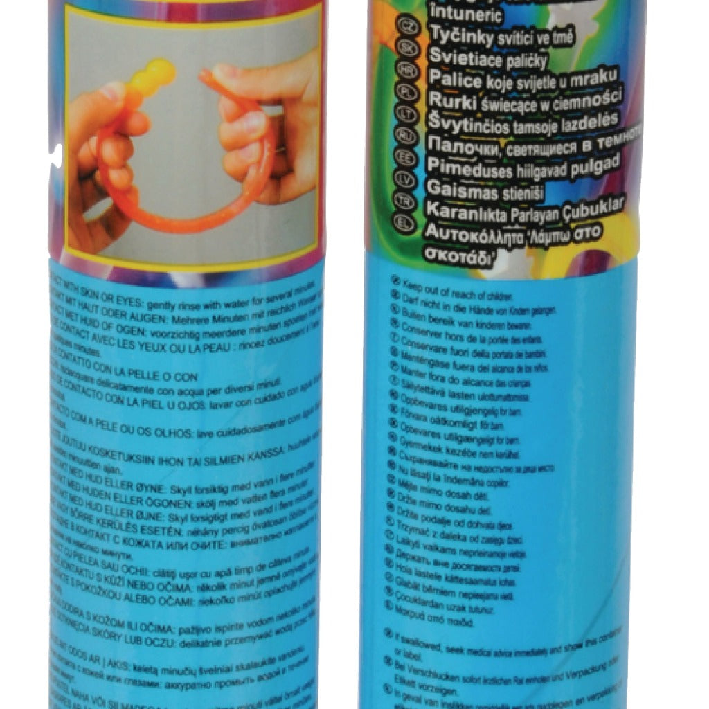 Basic glow in the dark sticks glød armbånd 15 stk