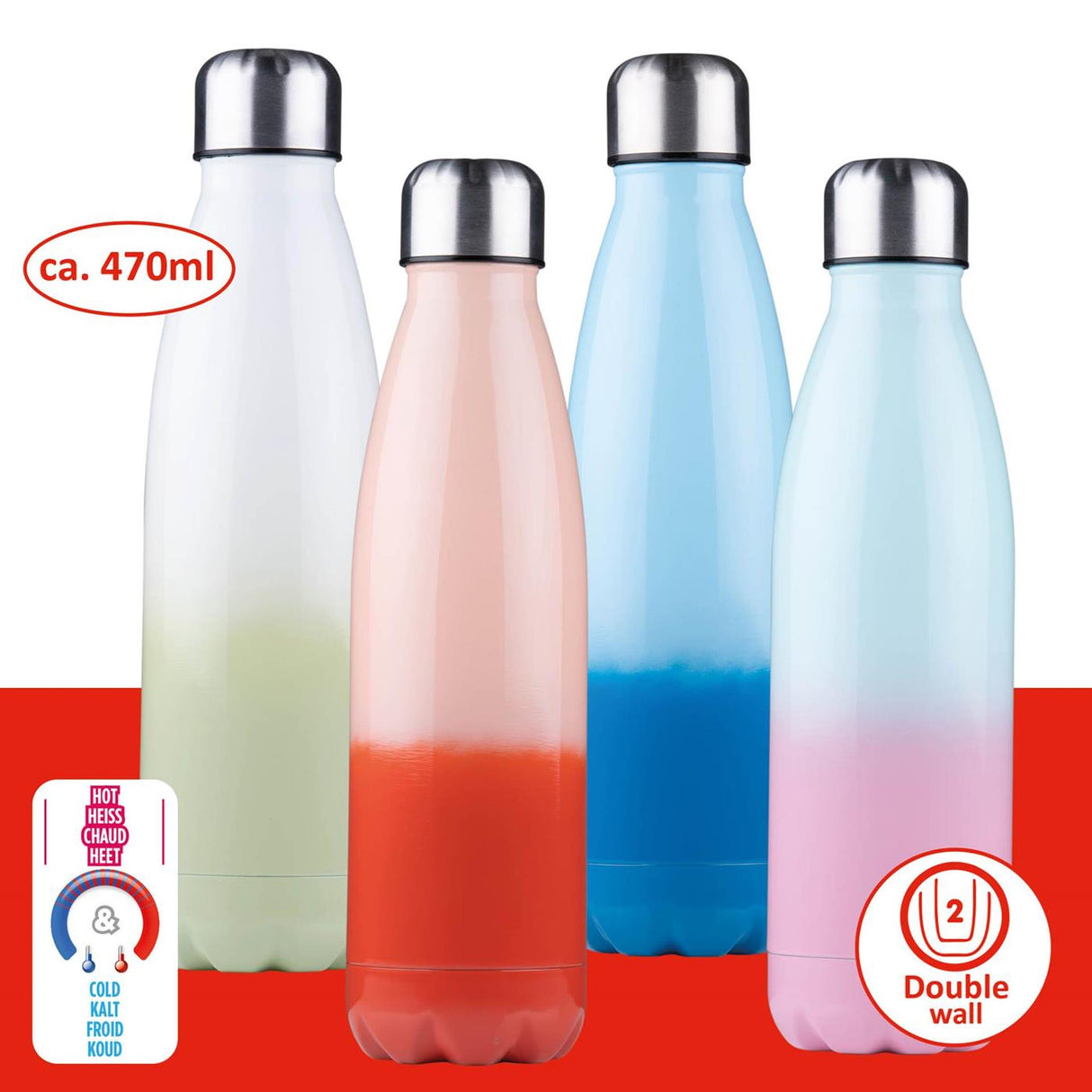 Alpina isoleret flaske duo farve 470ml