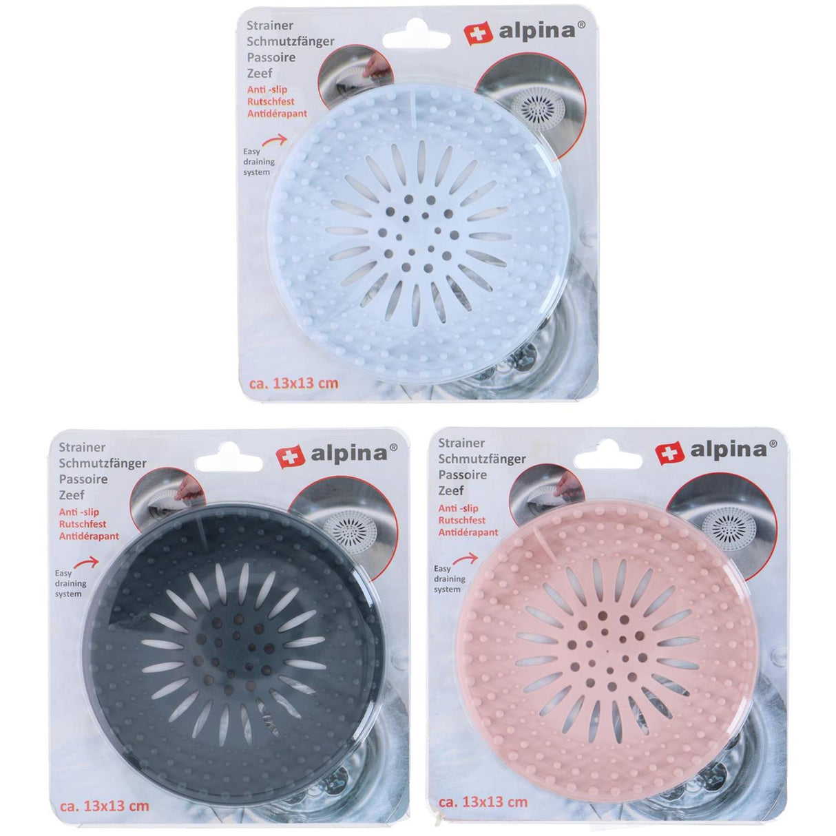 Alpina vask si anti-skrid ø13cm