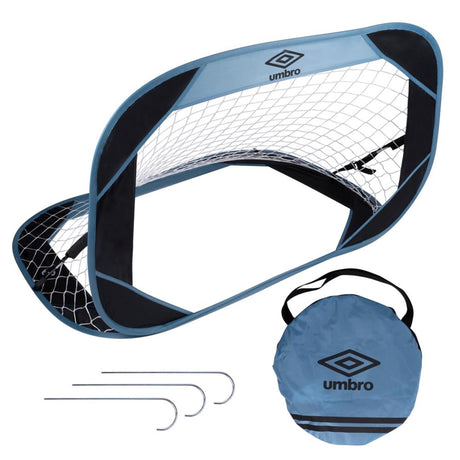 Umbro fodboldmål pop-up 110x78x78cm inklusive kroge og taske
