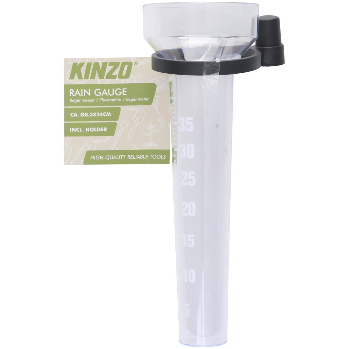 Kinzo regnmåler ã˜8,3x24cm
