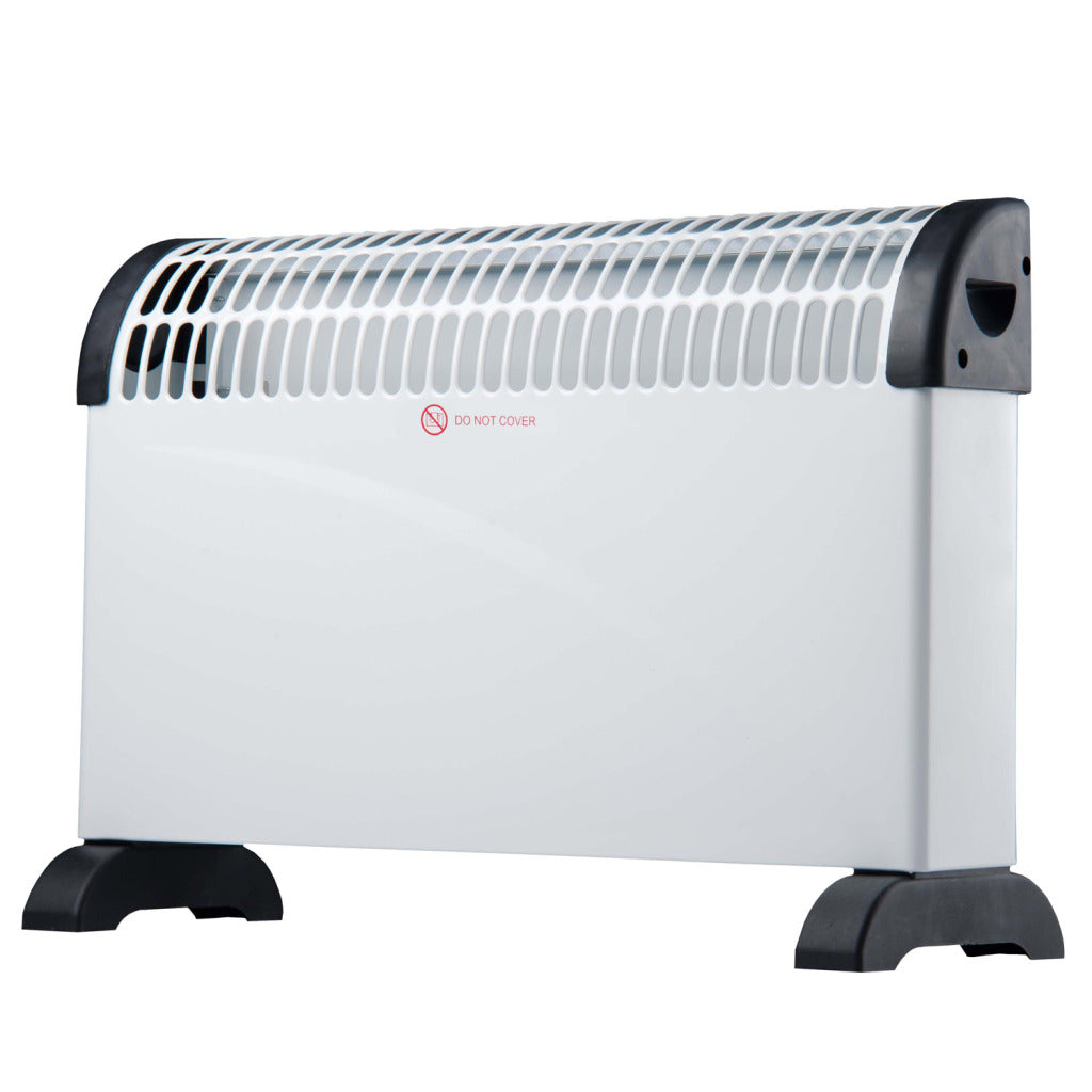 Alpina konvektorvarmer 2000w hvid sort