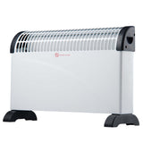 Alpina konvektorvarmer 2000w hvid sort