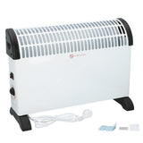 Alpina konvektorvarmer 2000w hvid sort
