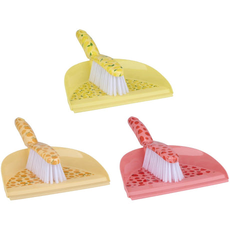 Støvbakke og dustpan 3 assorteret fejeskuffe og dustpan plast