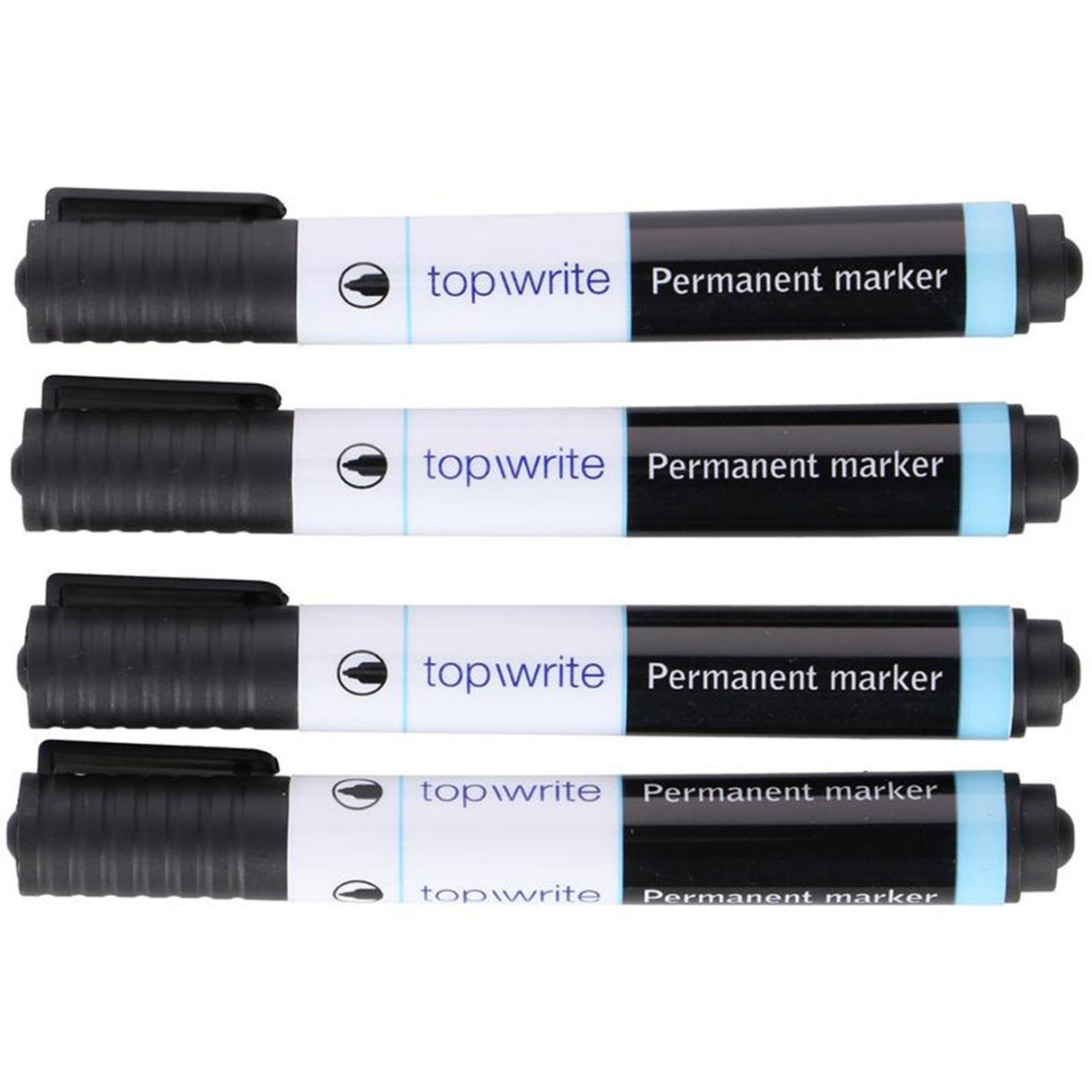 Top skrive permanente tuscher 4-delt sort