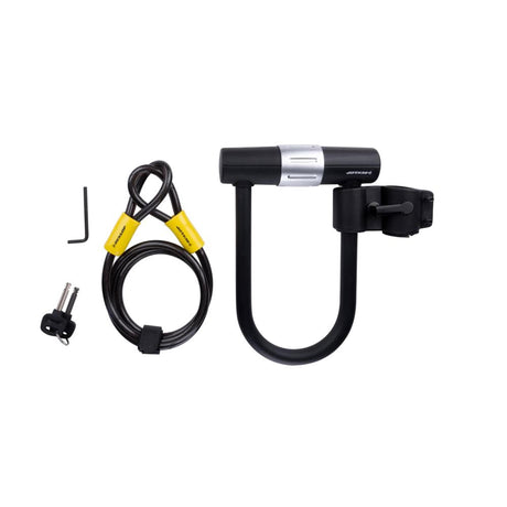 Dunlop stel U-lås med kabel og holder