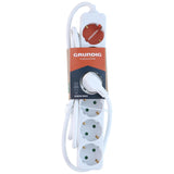 Grundig strømskinne hvid 6x 1,5m