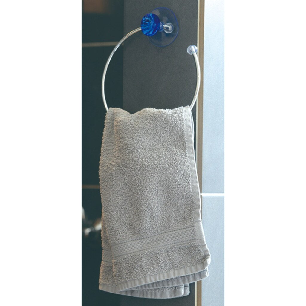 Basis håndklædeholder med sugekop 15,8x4 cm assorteret