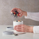 Mepal ellipse frokostgryde 500+200 ml nordisk hvid