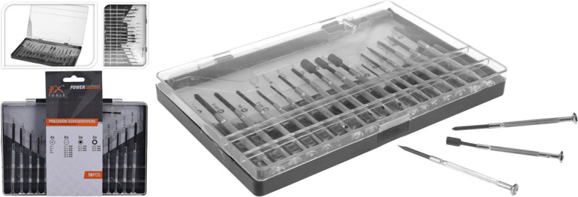 Fx tools schroevendraaiers set 16 stuks