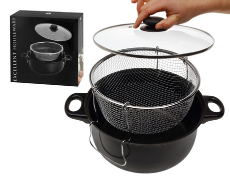 Fremragende Houseware Houseware Frying Pan med glaslåg 26 cm