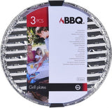 BBQ grill fade runde 35 cm, 3 stk