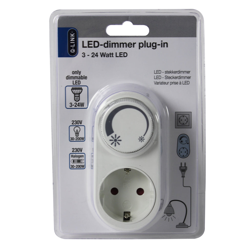 Q link q-link universalstik lysdæmper LED 3-24w