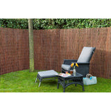 Naturhaveskærm 1,5x3 m 10 mm tykke pil