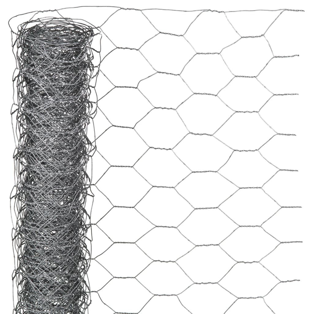 Naturmesh hexagonal 1x10 m 25 mm galvaniseret stål