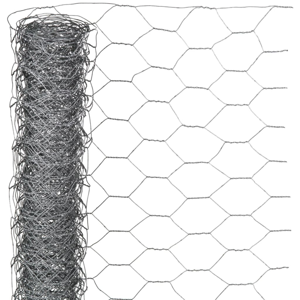 Naturmesh hexagonal 1x10 m 40 mm galvaniseret stål