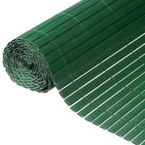 Natur Have skærm dobbelt -sidet 1x3 m pvc grøn