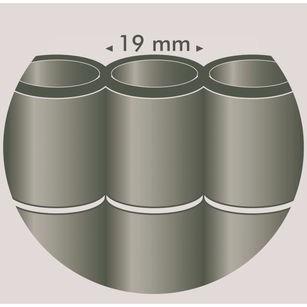 Natur Have skærm dobbelt -sidet 1x3 m pvc grøn