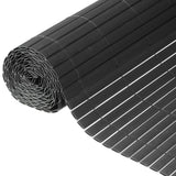 Natur Have skærm dobbelt -sidet 1,5x3 m PVC antracit