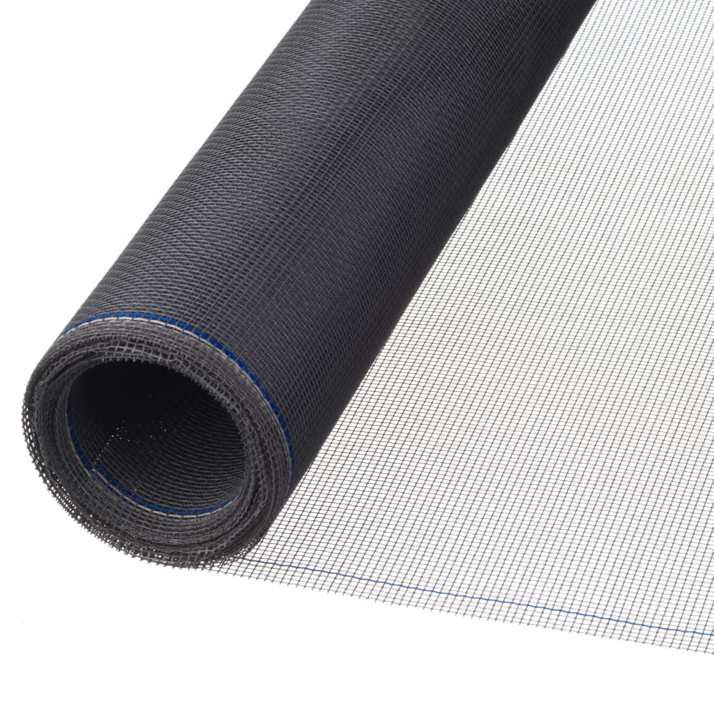 Natur myggenet 1x3 m fiberoptisk sort