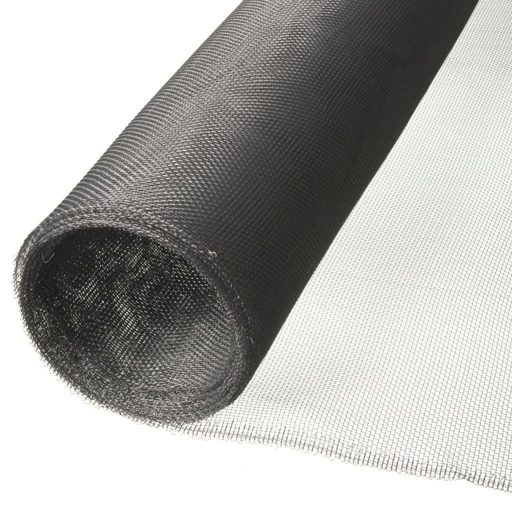 Natur myggenet 1x2 m aluminiumsgrå